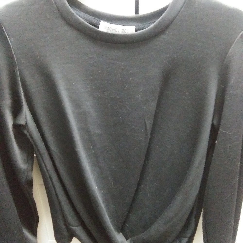 Rachel Zoe soft black top xs